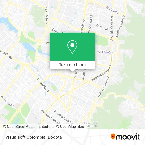 Visualsoft Colombia map