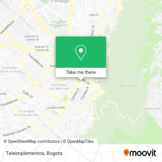 Teleimplementos map