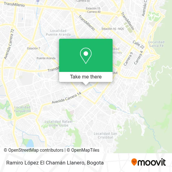 Ramiro López El Chamán Llanero map
