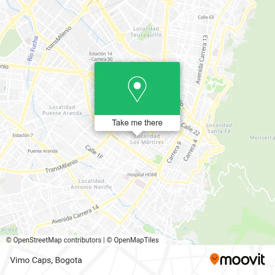 Vimo Caps map