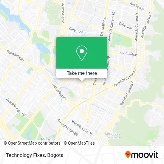 Technology Fixes map