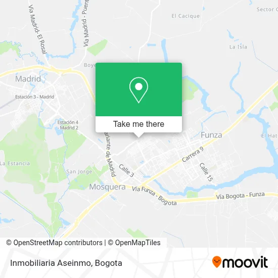 Inmobiliaria Aseinmo map