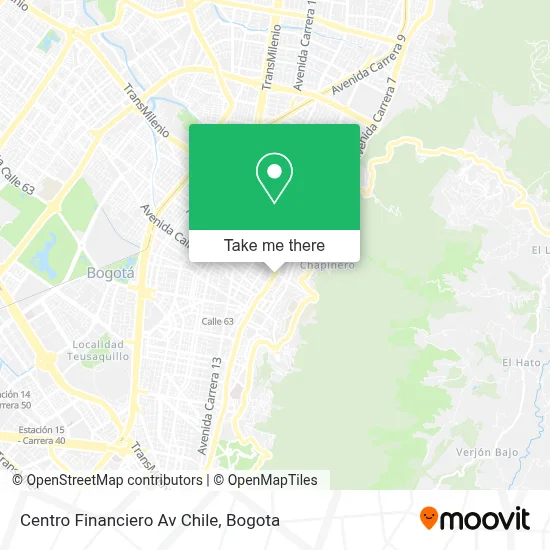 Centro Financiero Av Chile map
