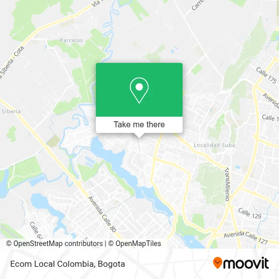 Ecom Local Colombia map