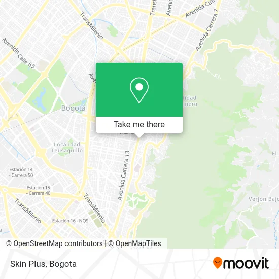 Skin Plus map