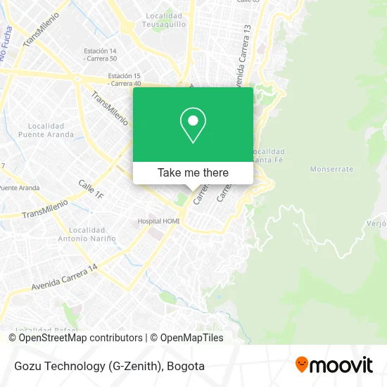 Gozu Technology (G-Zenith) map