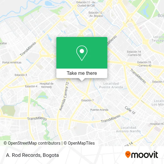 A. Rod Records map
