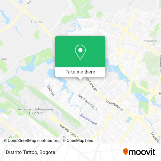 Distrito Tattoo map