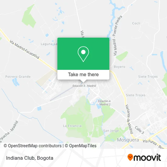 Indiana Club map
