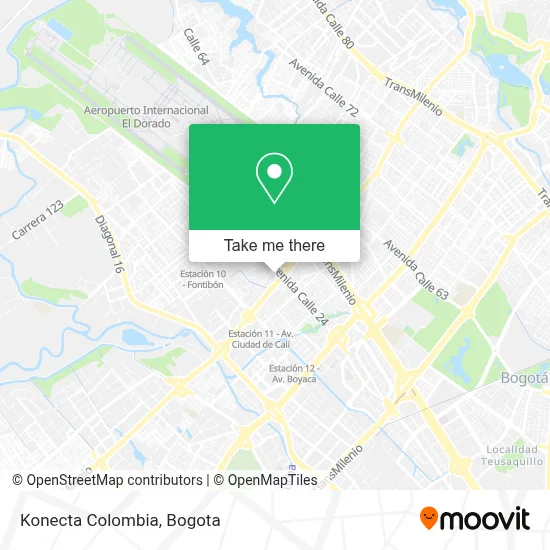 Konecta Colombia map