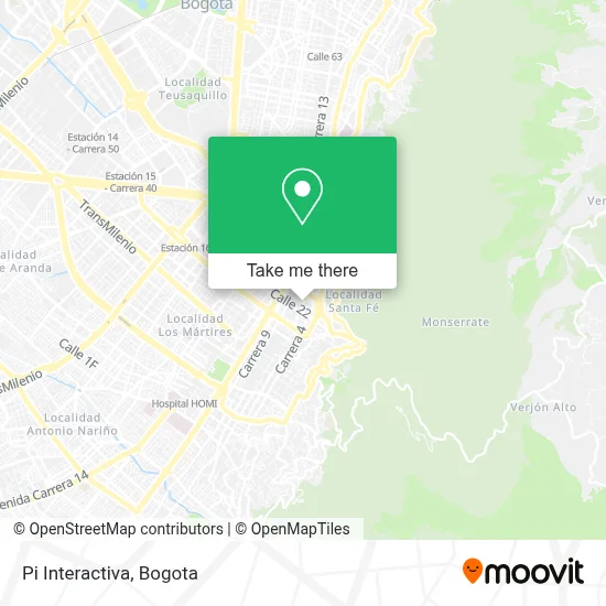 Pi Interactiva map