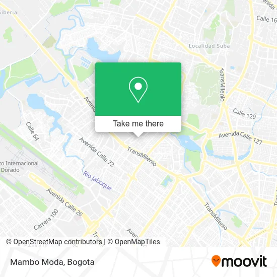 Mambo Moda map
