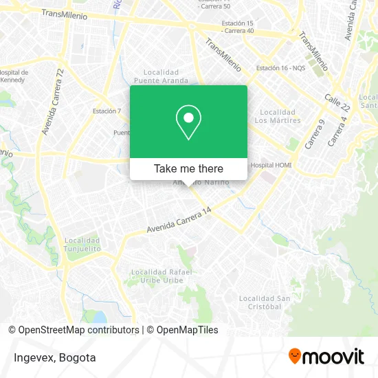 Ingevex map