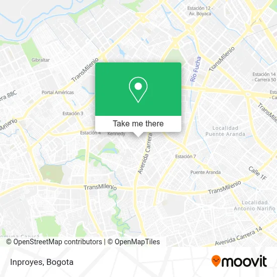 Inproyes map