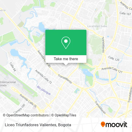 Liceo Triunfadores Valientes map