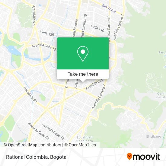 Rational Colombia map