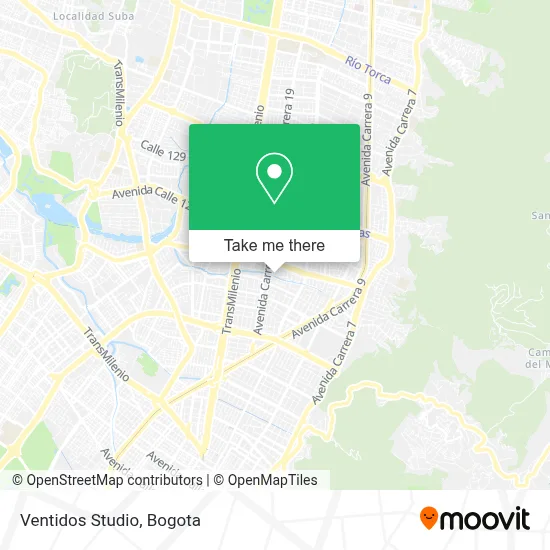 Ventidos Studio map