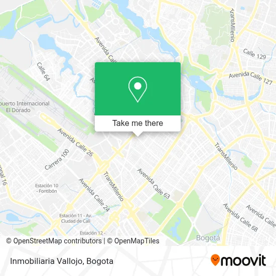 Inmobiliaria Vallojo map
