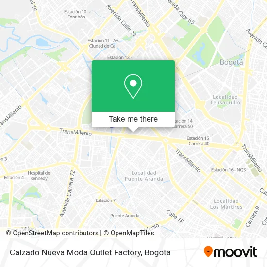 Calzado Nueva Moda Outlet Factory map