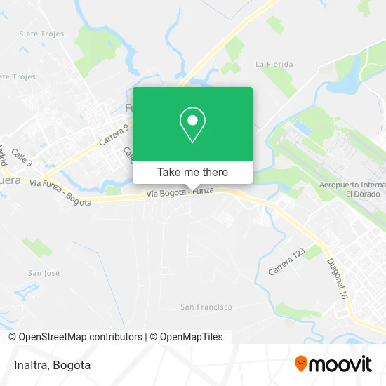 Inaltra map