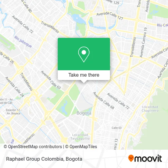 Raphael Group Colombia map