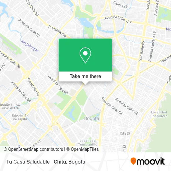 Tu Casa Saludable - Chitu map
