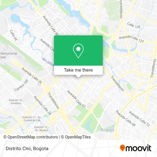 Distrito Cnc map