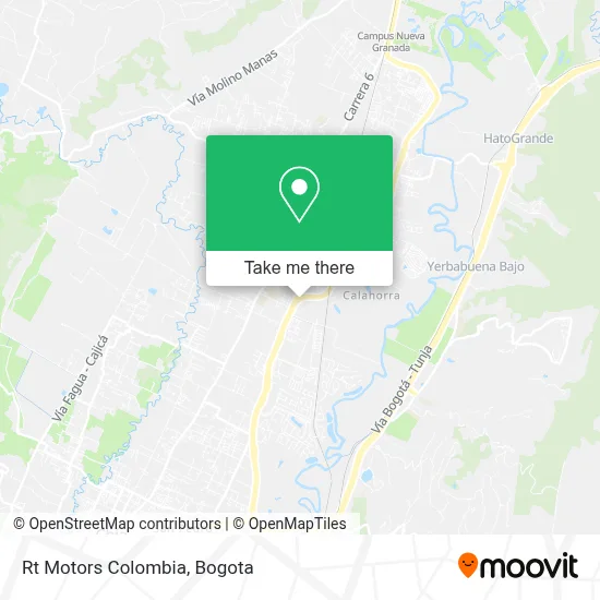 Rt Motors Colombia map