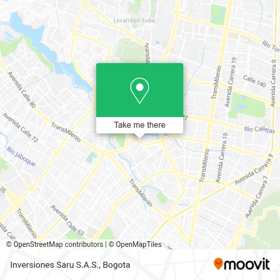 Inversiones Saru S.A.S. map