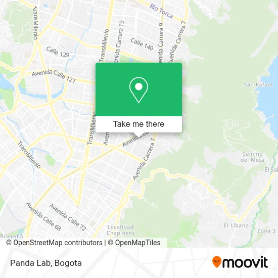Panda Lab map
