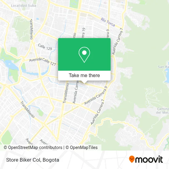 Store Biker Col map