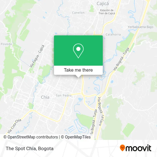 The Spot Chía map