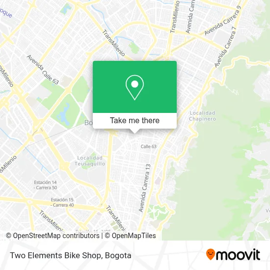 Two Elements Bike Shop map