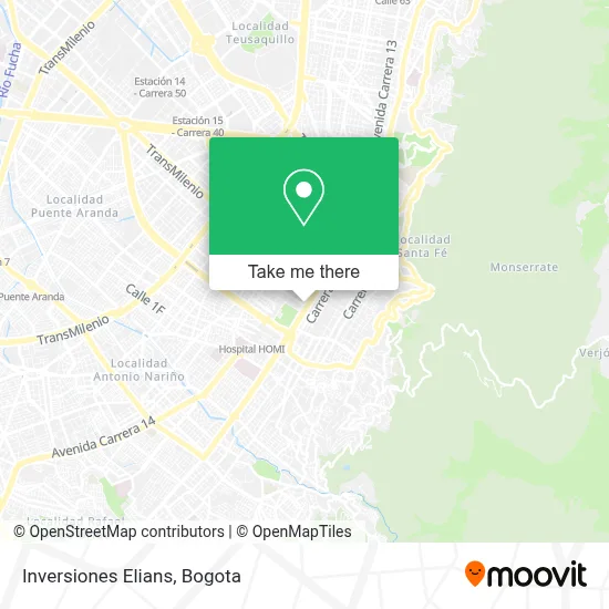 Inversiones Elians map