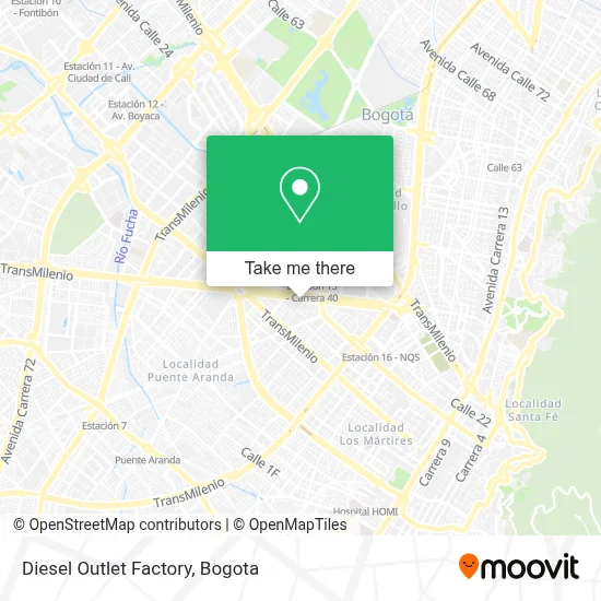Diesel Outlet Factory map