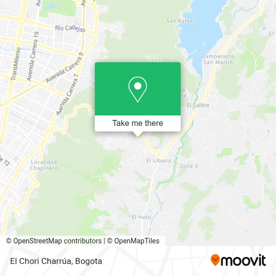 El Chori Charrúa map