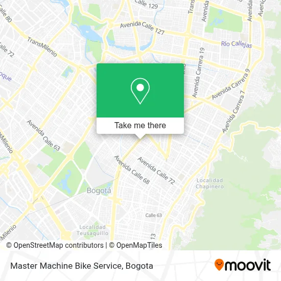 Master Machine Bike Service map