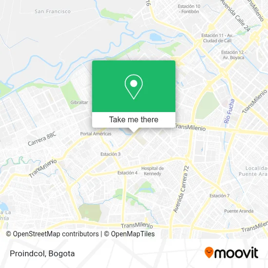 Proindcol map