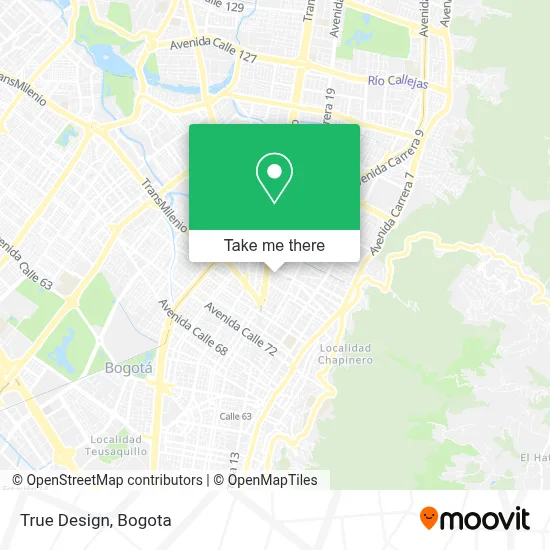 True Design map