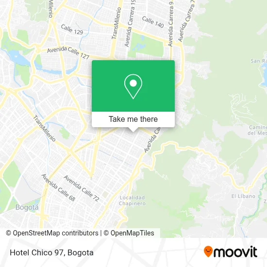 Hotel Chico 97 map