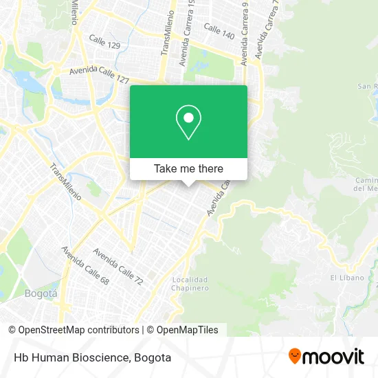 Hb Human Bioscience map
