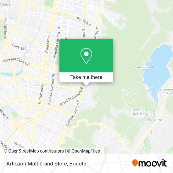 Artezion Multibrand Store map