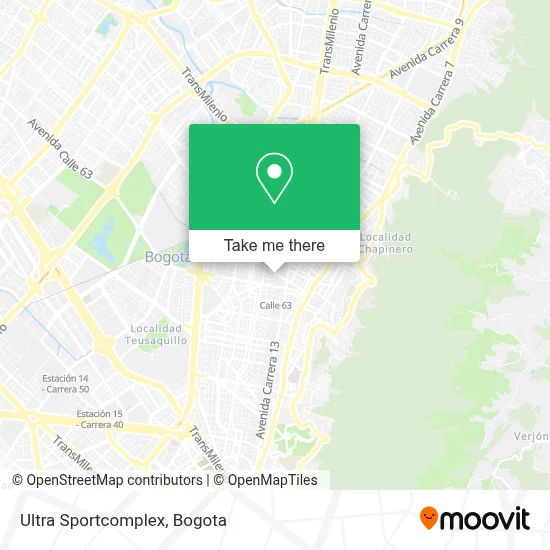 Ultra Sportcomplex map