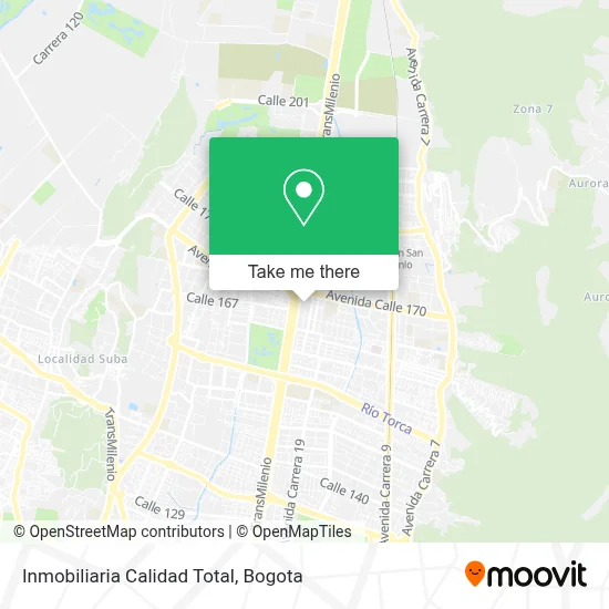 Inmobiliaria Calidad Total map