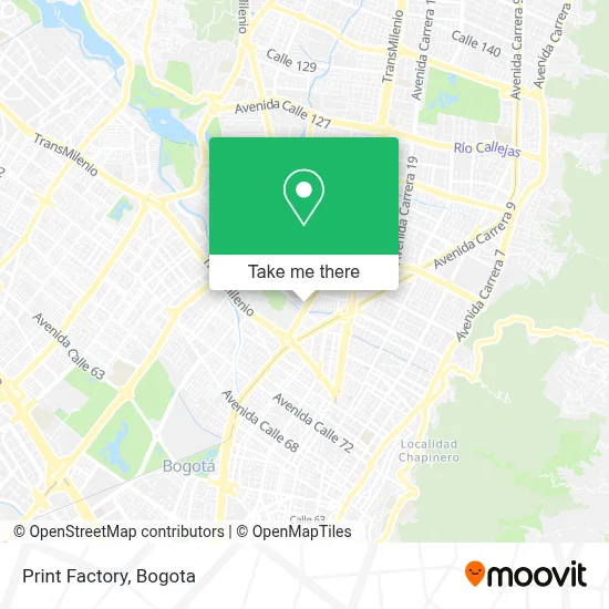 Print Factory map