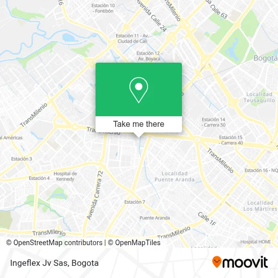 Ingeflex Jv Sas map