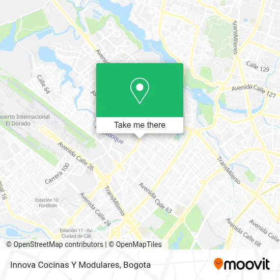 Innova Cocinas Y Modulares map