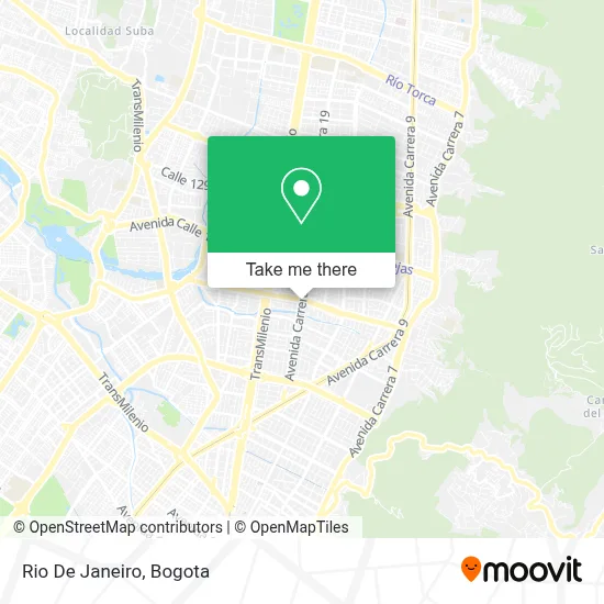 Rio De Janeiro map