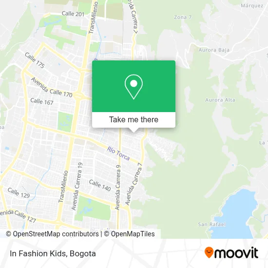 In Fashion Kids map