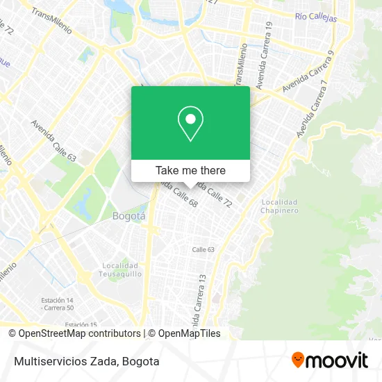 Multiservicios Zada map